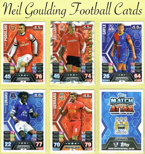 Topps match attax - match, 2013-14